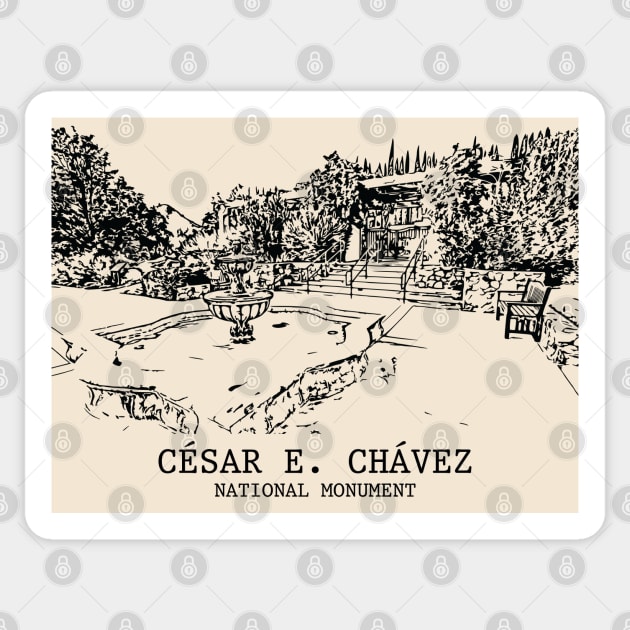 César E. Chávez National Monument Sticker by Lakeric